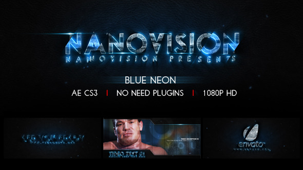 VideoHive Blue Neon V.1 6030075