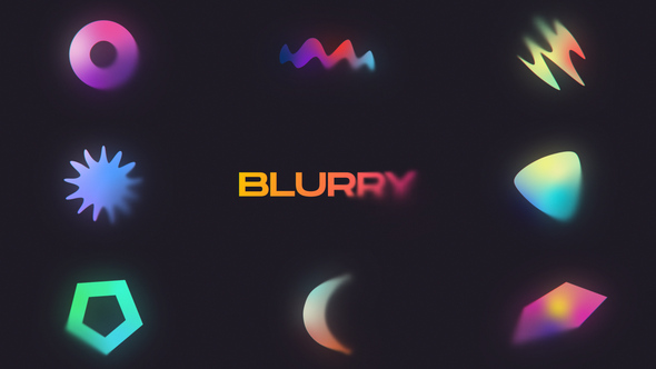 VideoHive Blurry Shapes 37716040