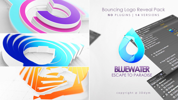 VideoHive Bouncing 3D Logo Reveal 3D, Object 27859474