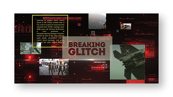 VideoHive Breaking Glitch Presentation Slideshow 18125628