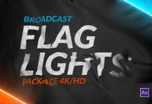 VideoHive Broadcast Flag Lights 25288301