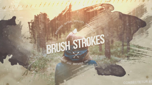 VideoHive Brush Strokes Inspire Slideshow 13888326