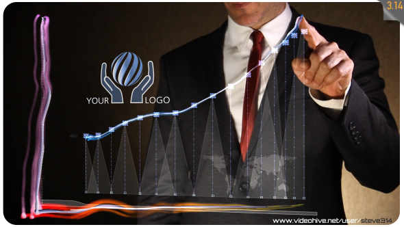 VideoHive Business Chart – Logo Intro 16226367