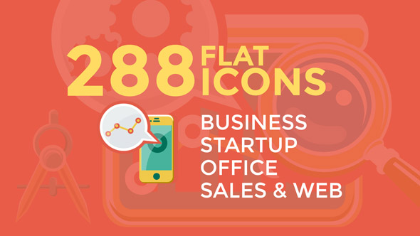 VideoHive Business & Startup Flat Icons 15992053
