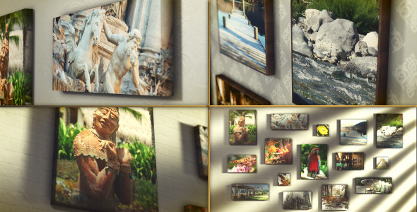 VideoHive Canvas Wrap Photo Gallery 10827081