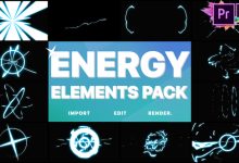 VideoHive Cartoon Energy Elements Pack | Premiere Pro MOGRT 25029389