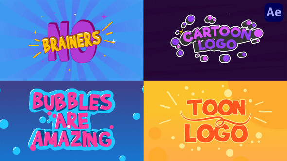 VideoHive Cartoon Logo Text animations [After Effects] 37568888