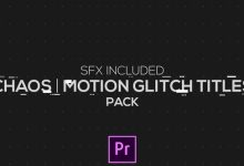 VideoHive Chaos | Motion Glitch Titles | MOGRT for Premiere Pro 21829974