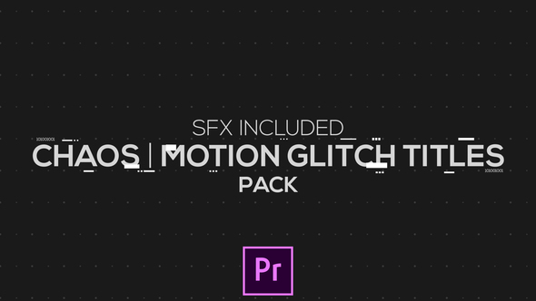 VideoHive Chaos | Motion Glitch Titles | MOGRT for Premiere Pro 21829974