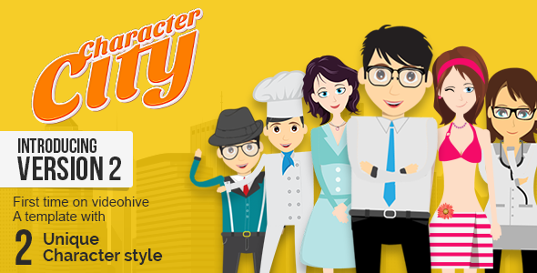 VideoHive Character City - Explainer Video Toolkit Cartoons 8167045