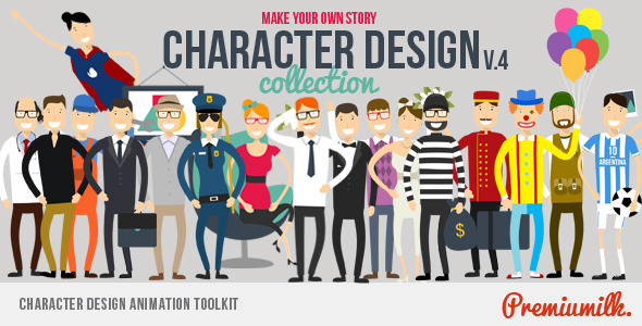 VideoHive Character Design Animation Toolkit 8054341