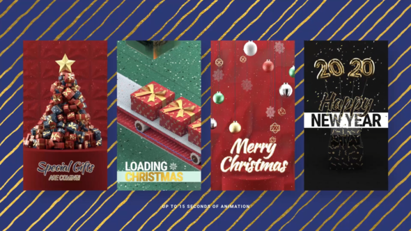 VideoHive Christmas And New Year Instagram Stories 25322181