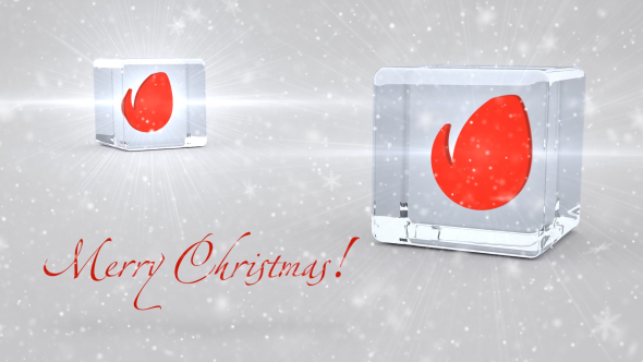 VideoHive Christmas Glassy Dices 13556332
