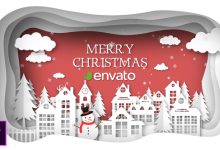 VideoHive Christmas Paper Town Wishes - Premiere Pro 25274607