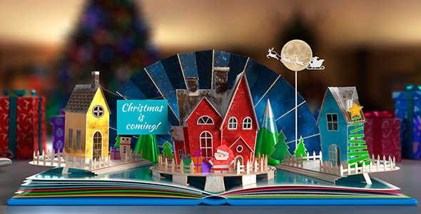 VideoHive Christmas Pop-Up Book 2 19052418