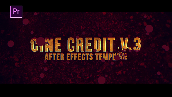 VideoHive Cine Credit V.3 24373350