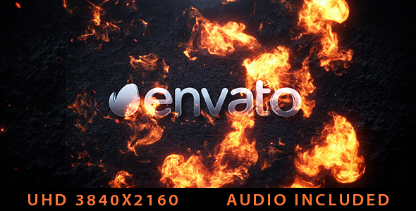 VideoHive Cinematic Fire Logo 20727138