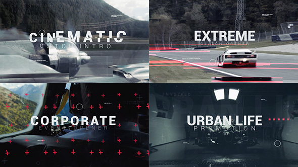 VideoHive Cinematic Glitch Epic Trailer 18531377