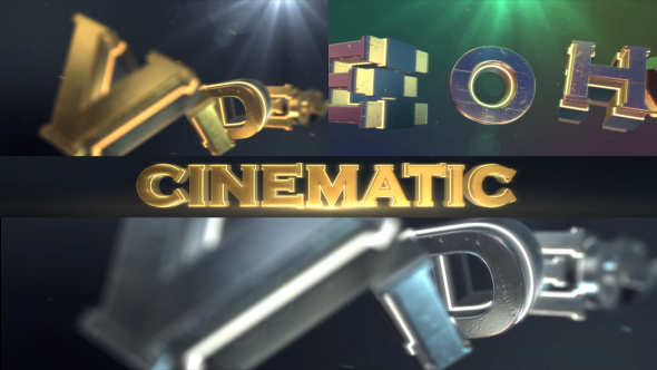 VideoHive Cinematic Logo Text Reveal 17646404