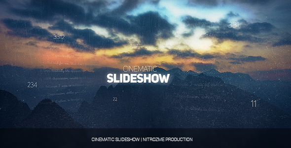 VideoHive Cinematic Slideshow 17922075