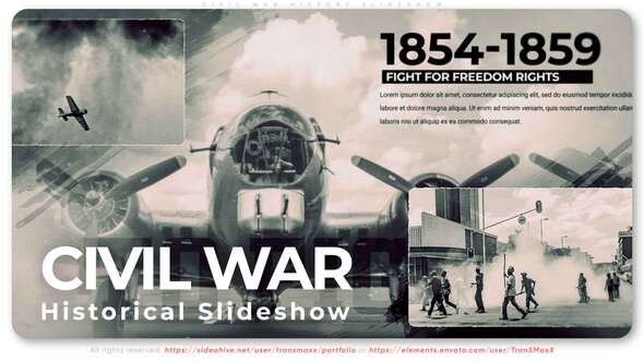 VideoHive Civil War History Slideshow 27546794