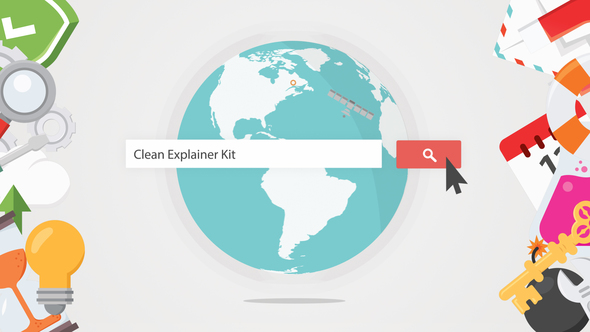 VideoHive Clean Explainer Kit 7940255