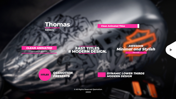 VideoHive Clean Lower Thirds I Titles 26345371