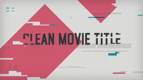 VideoHive Clean Movie Title 8526699