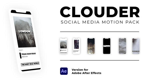 VideoHive Clouder - Motion Pack for Social Media 25254988