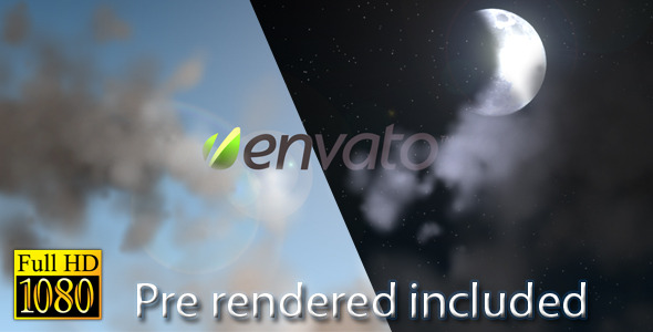 VideoHive Clouds Logo 590485