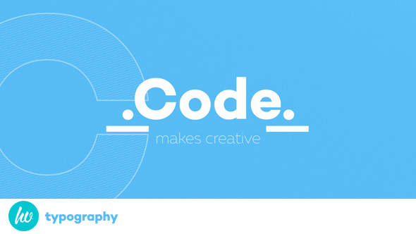 VideoHive Code Typography 17002154