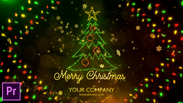 VideoHive Colorful Lights Christmas – Premiere Pro 25238708