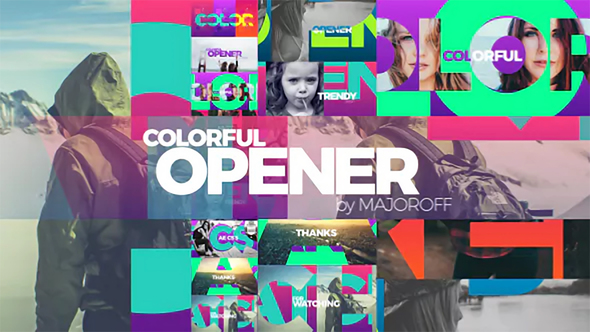 VideoHive Colorful Opener 17049894