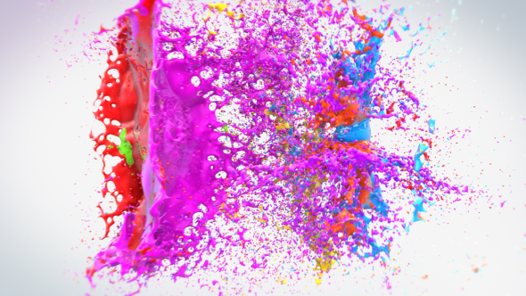 VideoHive Colorful Splash Logo 18279130