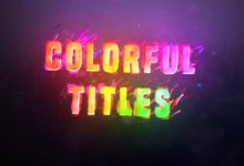 VideoHive Colorful Titles Miscellaneous 20198053