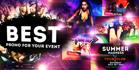 VideoHive Colourful Party/Event - Disco Night Club Promo 8178215