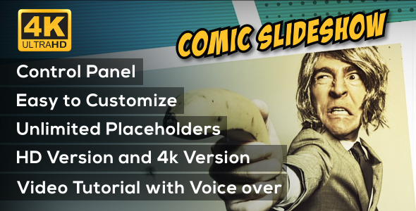 VideoHive Comic Slideshow Opener 19298254