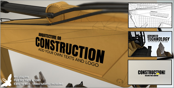 VideoHive Construction Titles 13842324