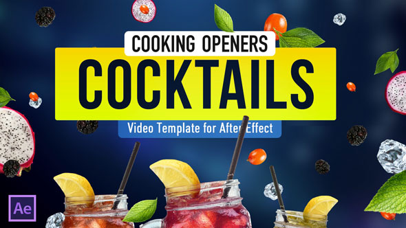 VideoHive Cooking Design Pack – Cocktails 19858692