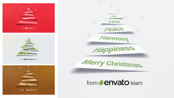VideoHive Corporate Christmas Logo and Message Animation 22862238