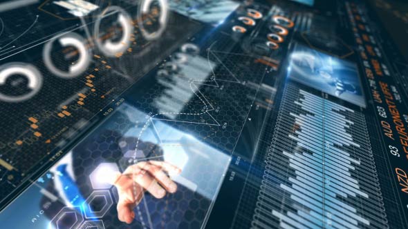 VideoHive Corporate Finance HUD Pack and Opener 17642810