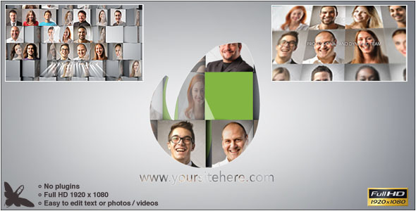 VideoHive Corporate Mosaic Logo 7567805
