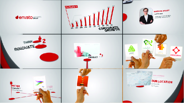 VideoHive Corporate Profile With Hand Gestures 19581684