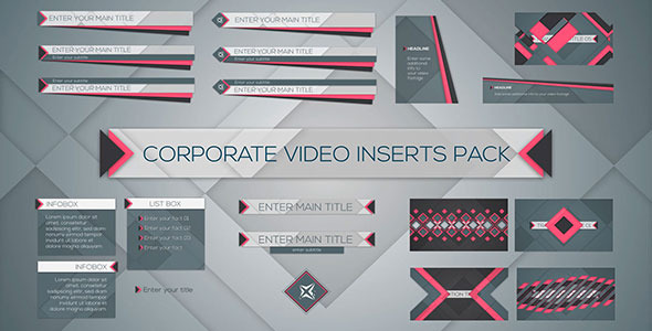 VideoHive Corporate Video Inserts Pack 7358156