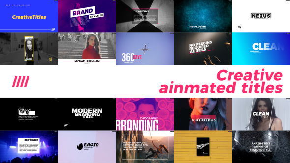 VideoHive Creative Animated Titles 21373674