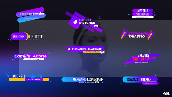 VideoHive Creative and Modern Lower Thirds 37747391