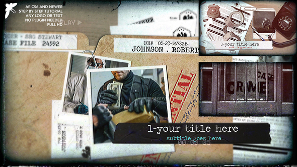 VideoHive Crime Case 27644992