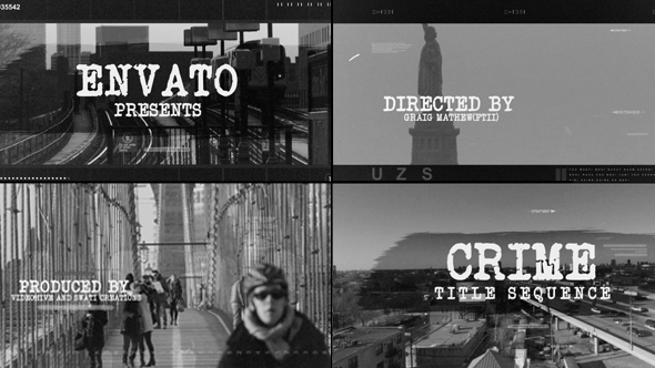 VideoHive Crime Title Sequence 19762533