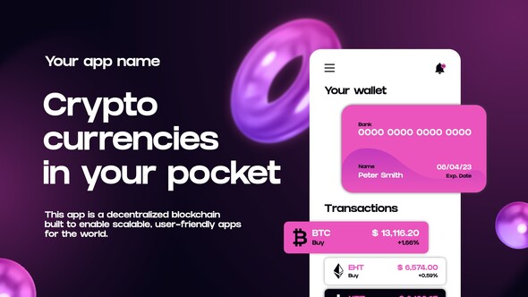 VideoHive Crypto App Promo 3 in 1 37582523