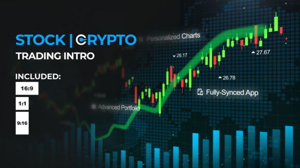 VideoHive Crypto, Stock Trading Intro 26887420